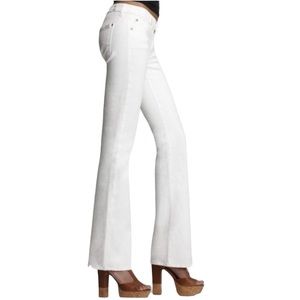 7 For All Mankind White Bootcut Jeans Women’s Size 29